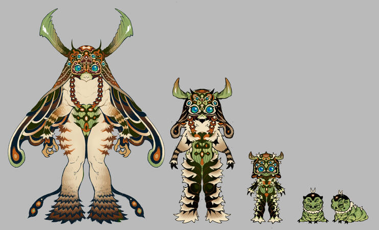 Mothball the Moth/ Human Hybrid (age chart)