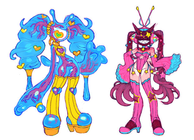 BubbleGumGun: Galactic Idols (Iris + Niketa)