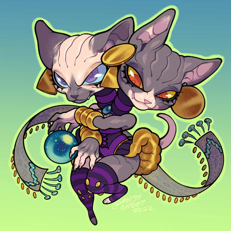 Chibi Shebari and Estelle